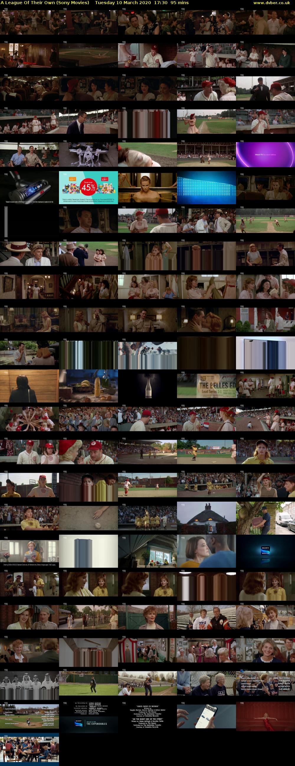 A League Of Their Own (Sony Movies) Tuesday 10 March 2020 17:30 - 19:05