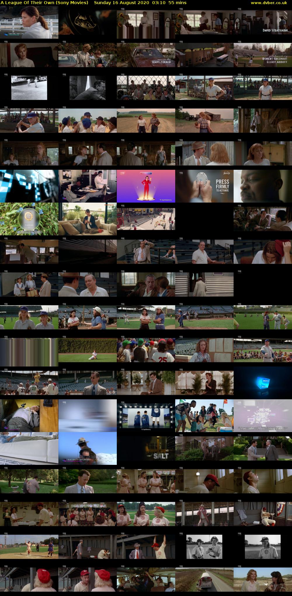 A League Of Their Own (Sony Movies) Sunday 16 August 2020 03:10 - 04:05