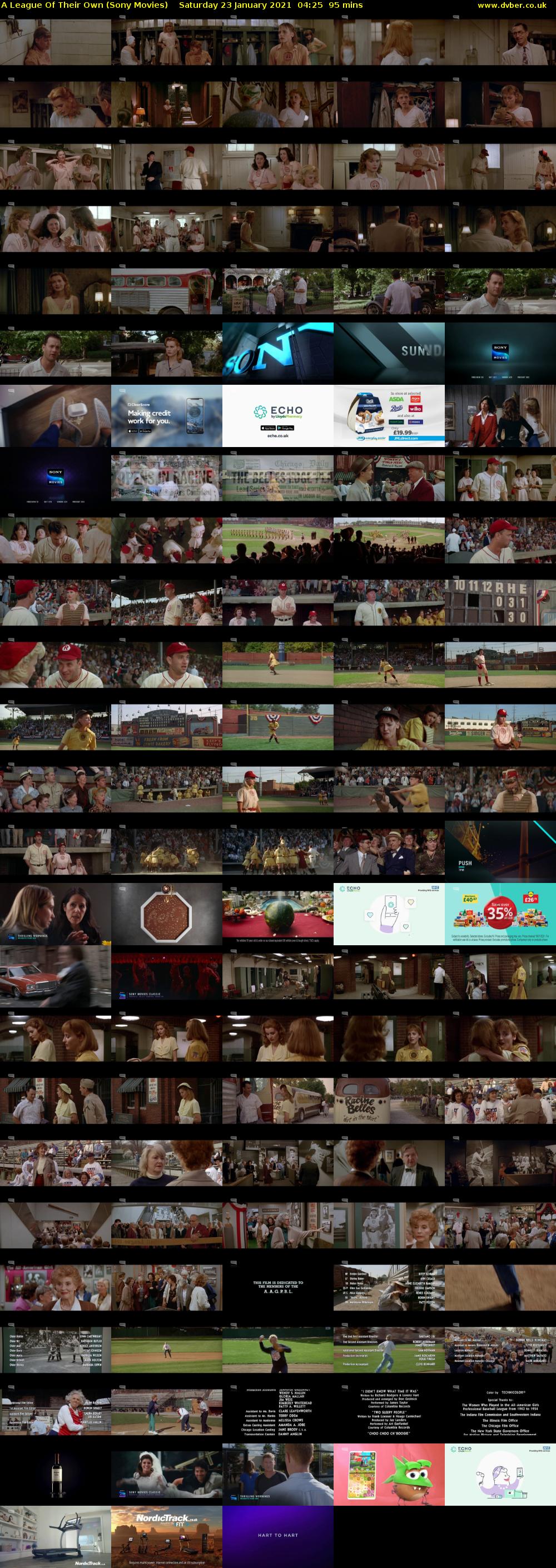 A League Of Their Own (Sony Movies) Saturday 23 January 2021 04:25 - 06:00