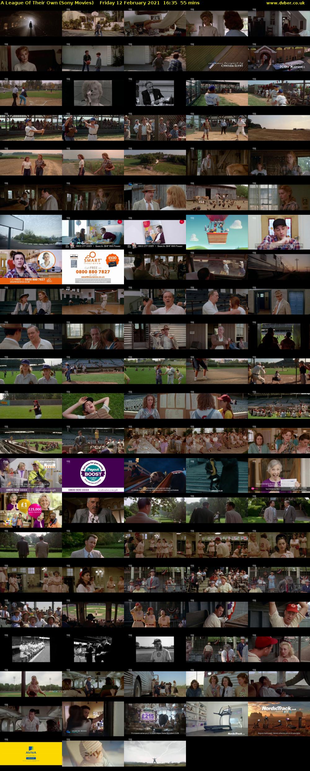A League Of Their Own (Sony Movies) Friday 12 February 2021 16:35 - 17:30