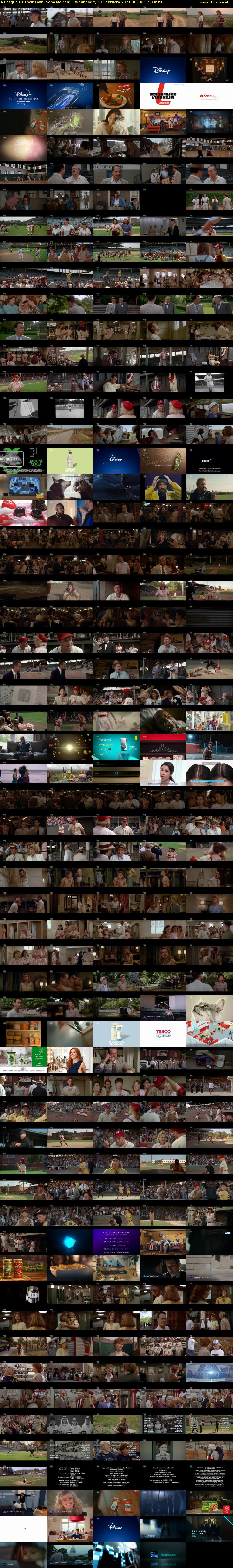 A League Of Their Own (Sony Movies) Wednesday 17 February 2021 03:30 - 06:00