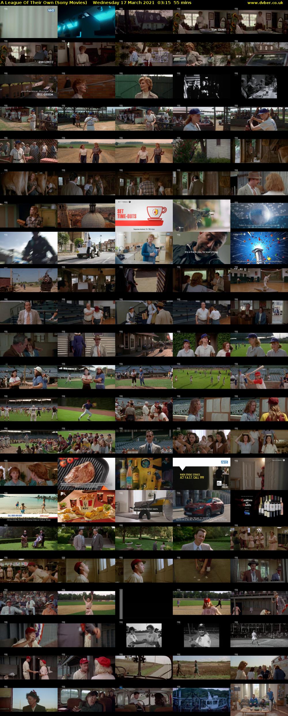 A League Of Their Own (Sony Movies) Wednesday 17 March 2021 03:15 - 04:10