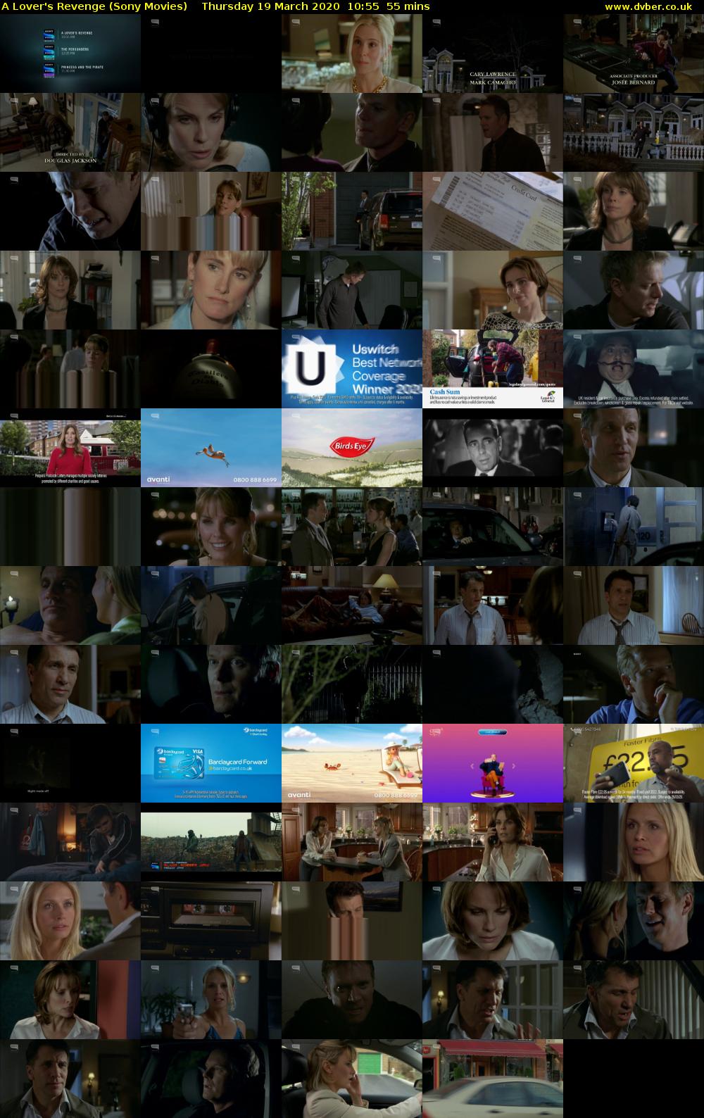 A Lover's Revenge (Sony Movies) Thursday 19 March 2020 10:55 - 11:50