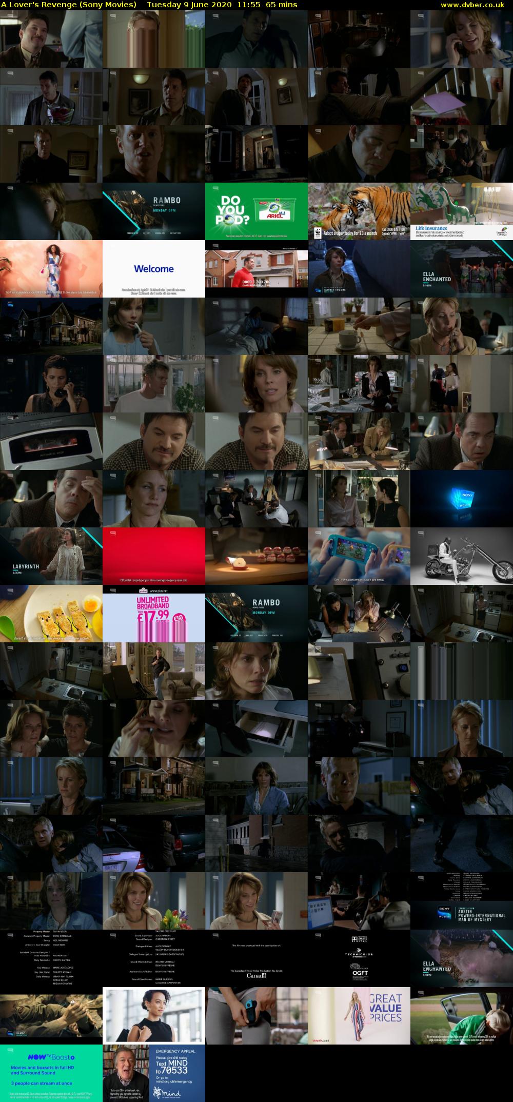 A Lover's Revenge (Sony Movies) Tuesday 9 June 2020 11:55 - 13:00