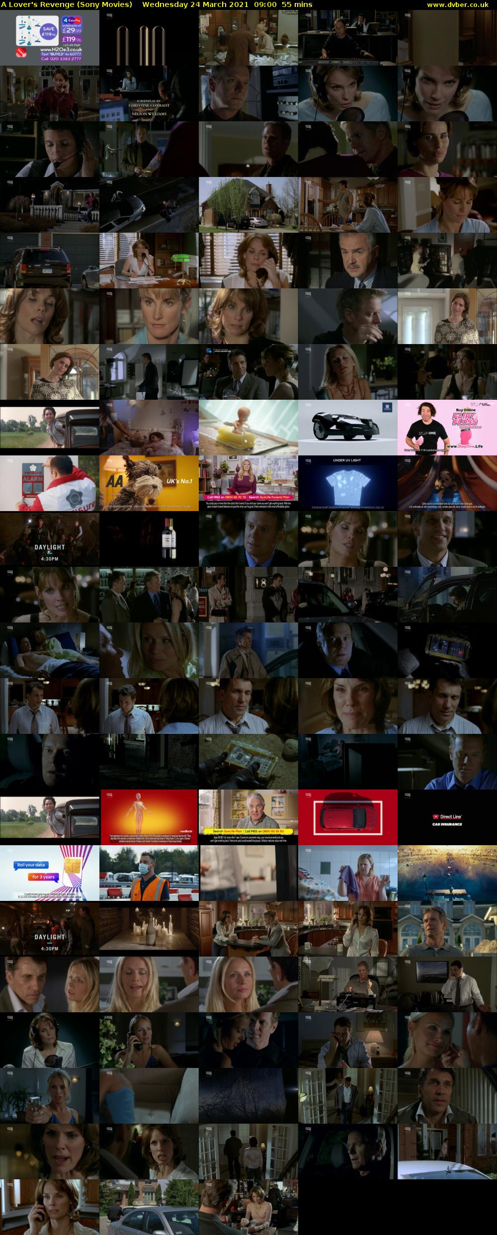 A Lover's Revenge (Sony Movies) Wednesday 24 March 2021 09:00 - 09:55