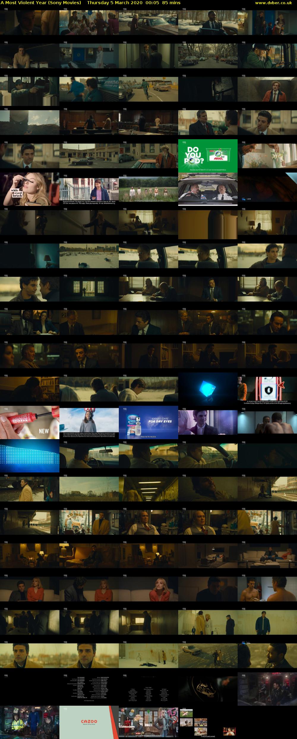 A Most Violent Year (Sony Movies) Thursday 5 March 2020 00:05 - 01:30