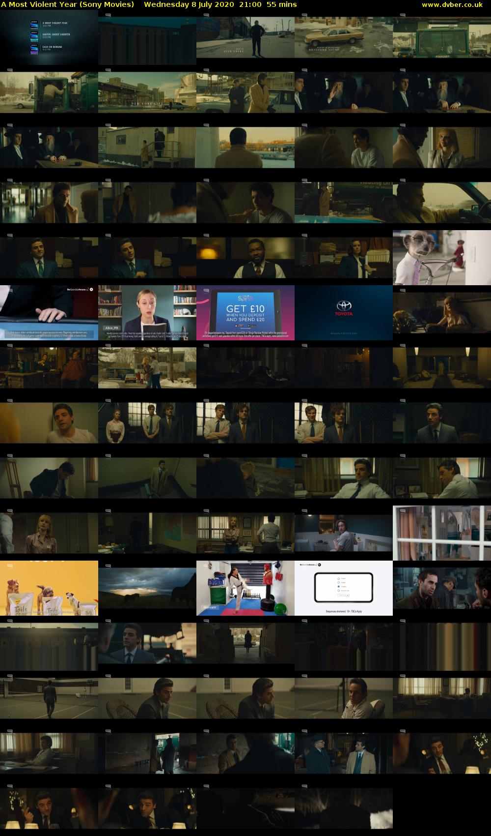 A Most Violent Year (Sony Movies) Wednesday 8 July 2020 21:00 - 21:55