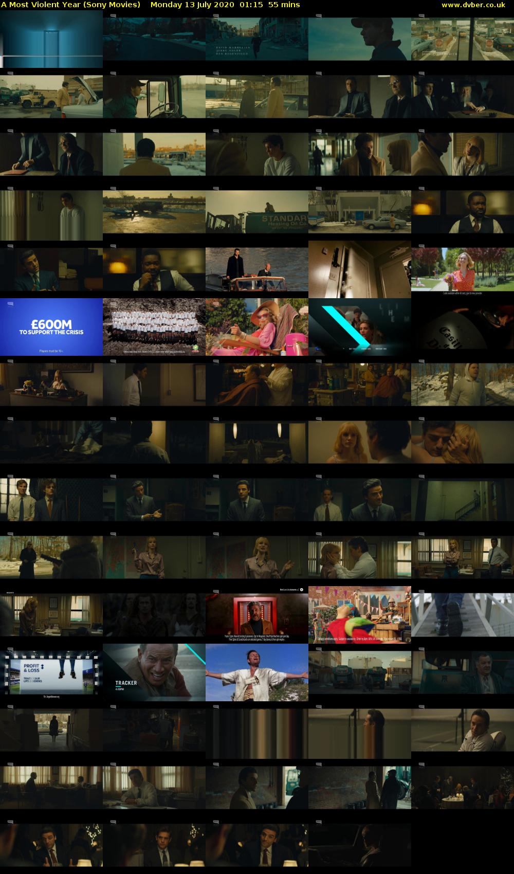 A Most Violent Year (Sony Movies) Monday 13 July 2020 01:15 - 02:10
