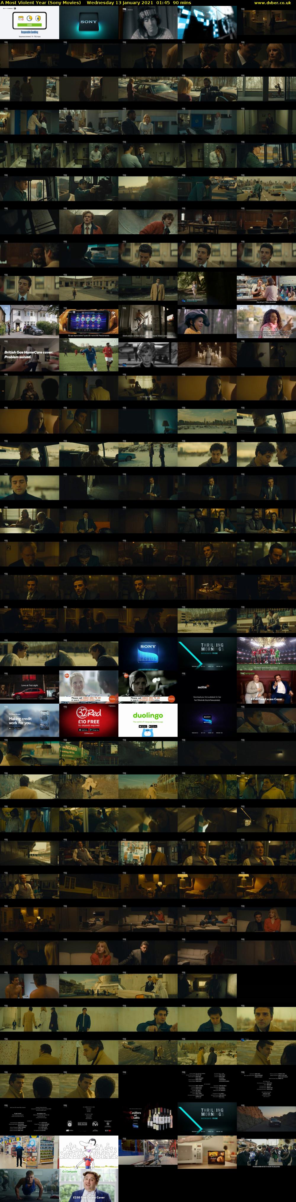 A Most Violent Year (Sony Movies) Wednesday 13 January 2021 01:45 - 03:15