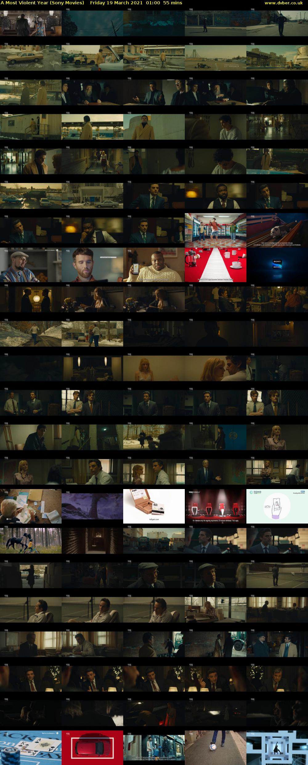 A Most Violent Year (Sony Movies) Friday 19 March 2021 01:00 - 01:55