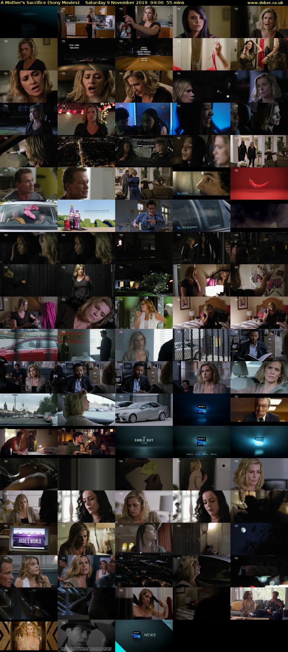 A Mother's Sacrifice (Sony Movies) Saturday 9 November 2019 04:00 - 04:55
