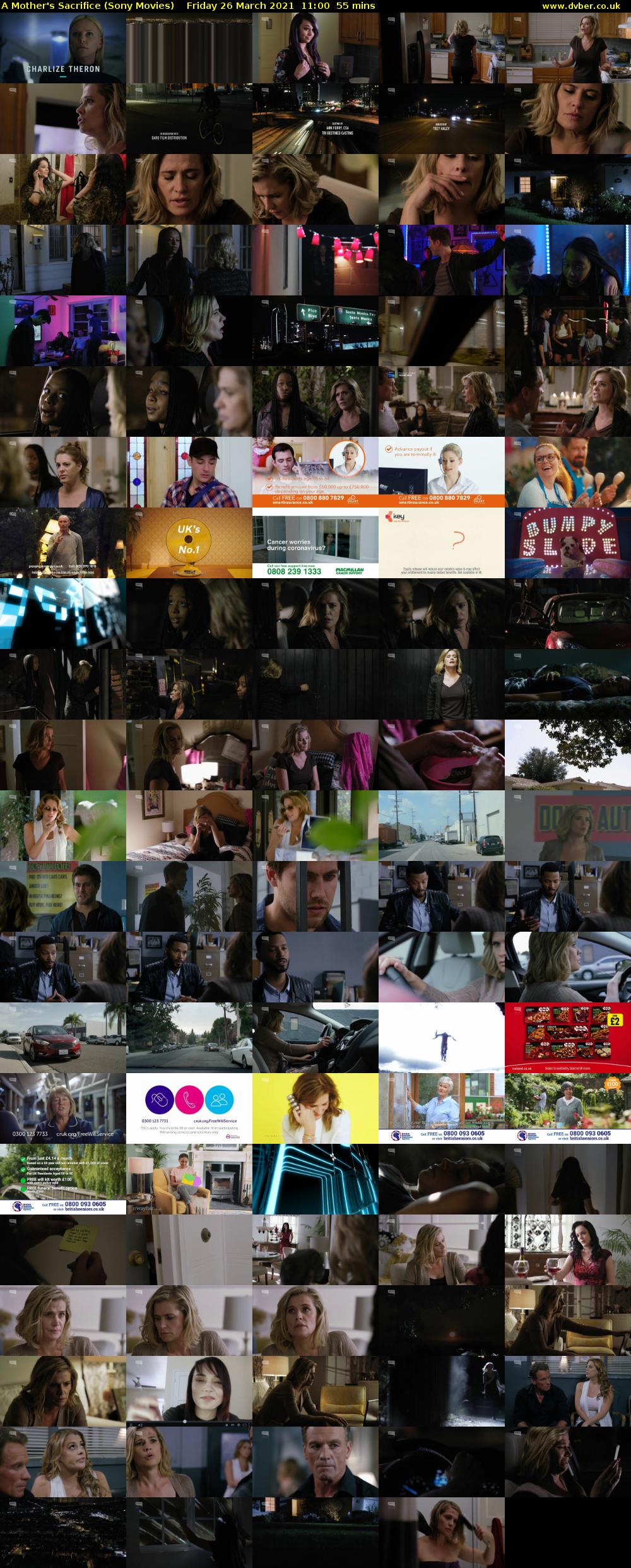 A Mother's Sacrifice (Sony Movies) Friday 26 March 2021 11:00 - 11:55