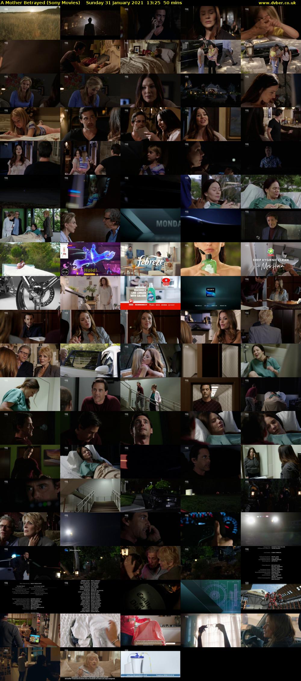 A Mother Betrayed (Sony Movies) Sunday 31 January 2021 13:25 - 14:15