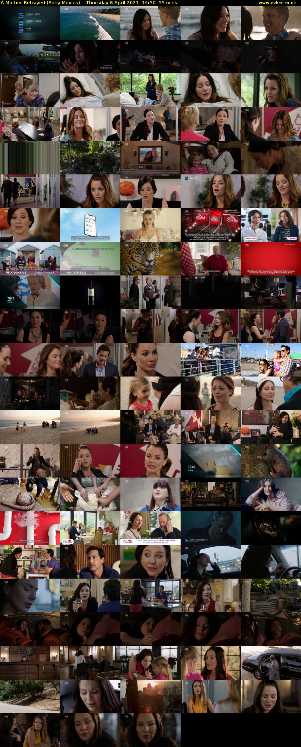 A Mother Betrayed (Sony Movies) Thursday 8 April 2021 14:50 - 15:45