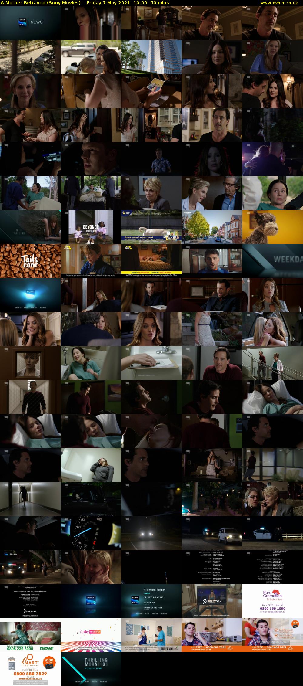 A Mother Betrayed (Sony Movies) Friday 7 May 2021 10:00 - 10:50