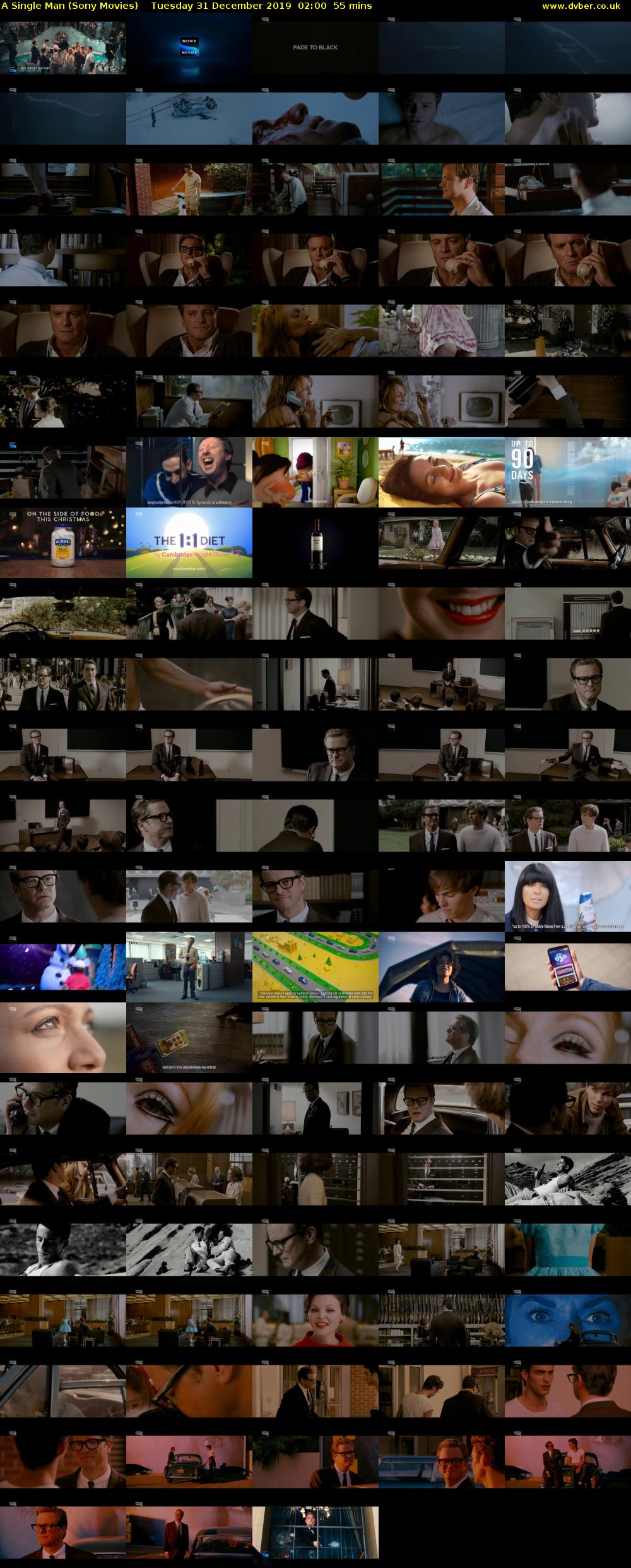A Single Man (Sony Movies) Tuesday 31 December 2019 02:00 - 02:55