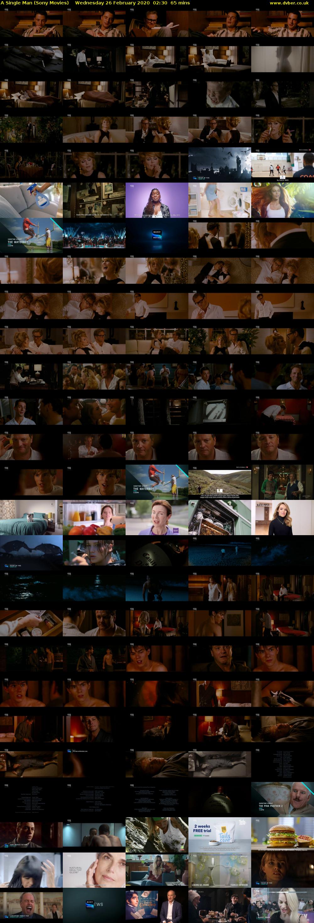 A Single Man (Sony Movies) Wednesday 26 February 2020 02:30 - 03:35