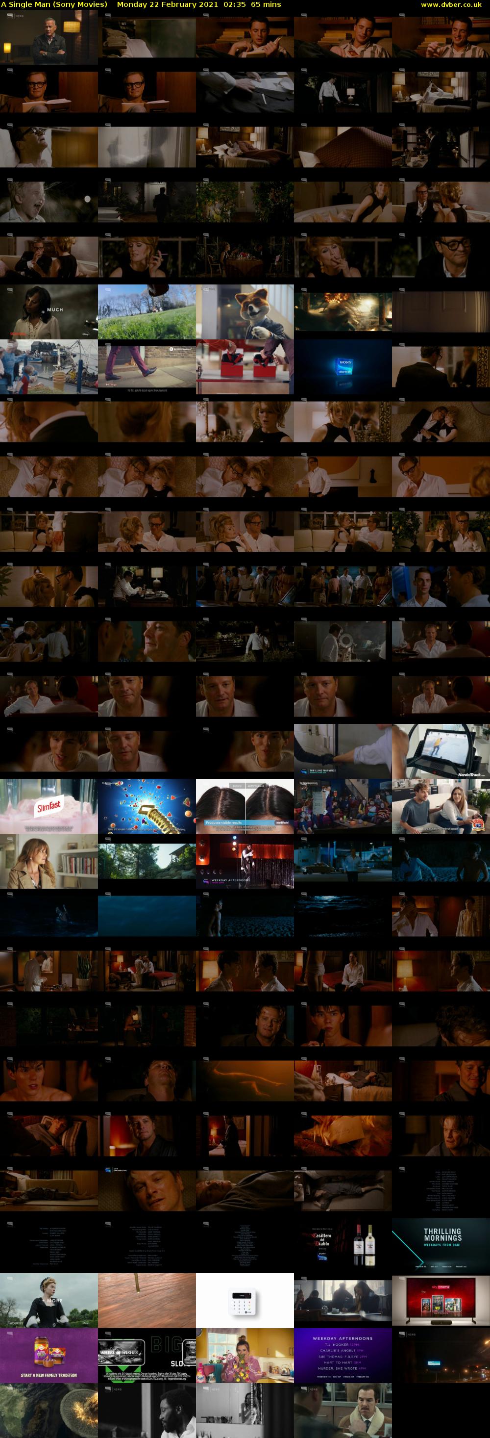 A Single Man (Sony Movies) Monday 22 February 2021 02:35 - 03:40
