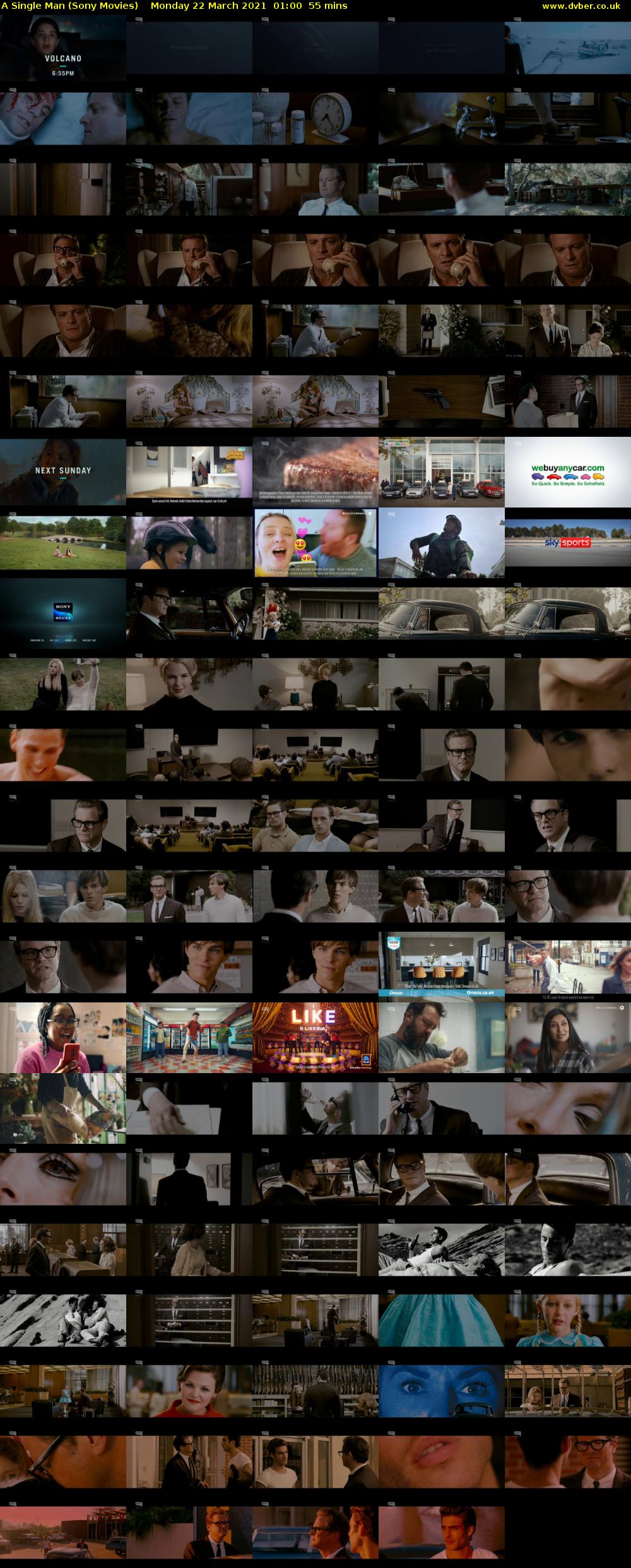 A Single Man (Sony Movies) Monday 22 March 2021 01:00 - 01:55