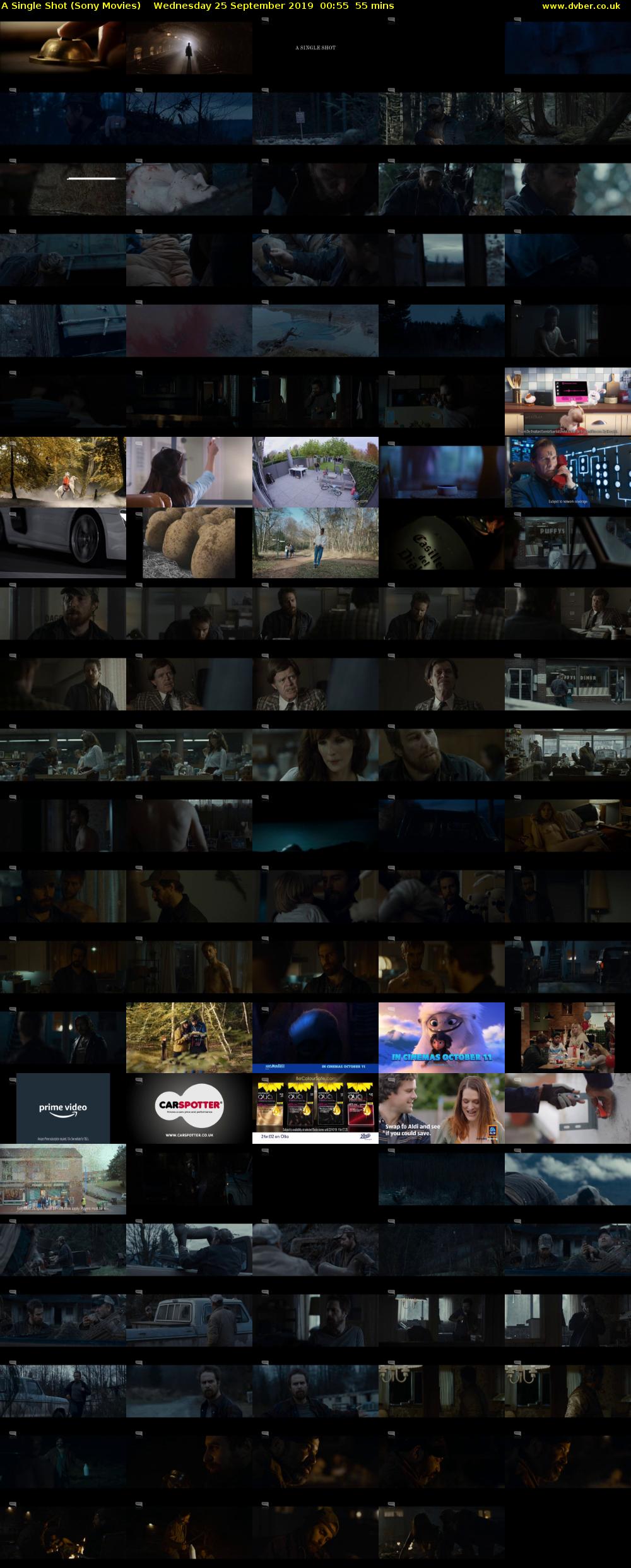 A Single Shot (Sony Movies) Wednesday 25 September 2019 00:55 - 01:50