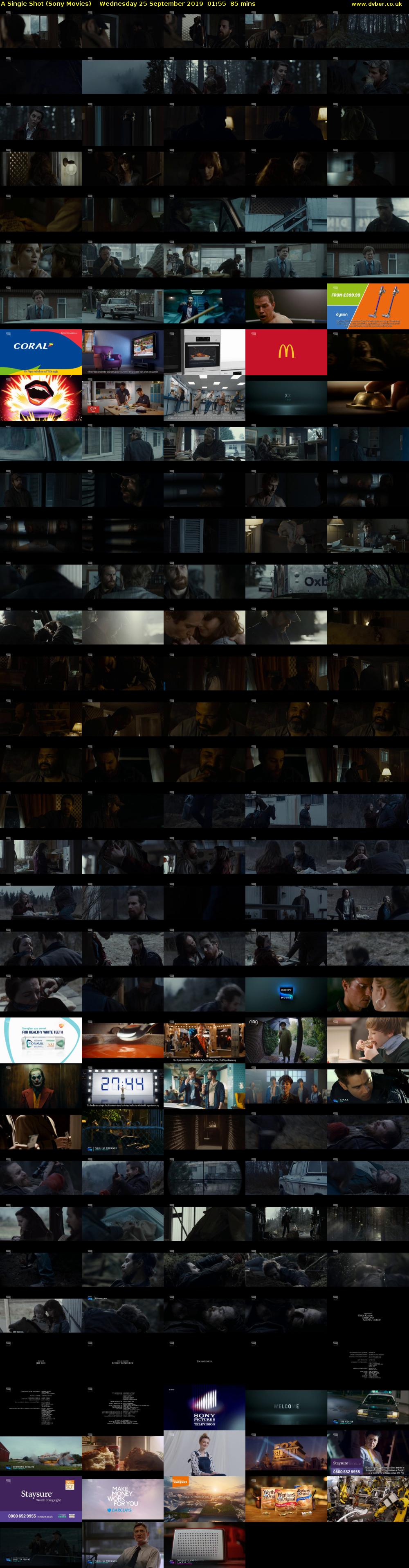 A Single Shot (Sony Movies) Wednesday 25 September 2019 01:55 - 03:20