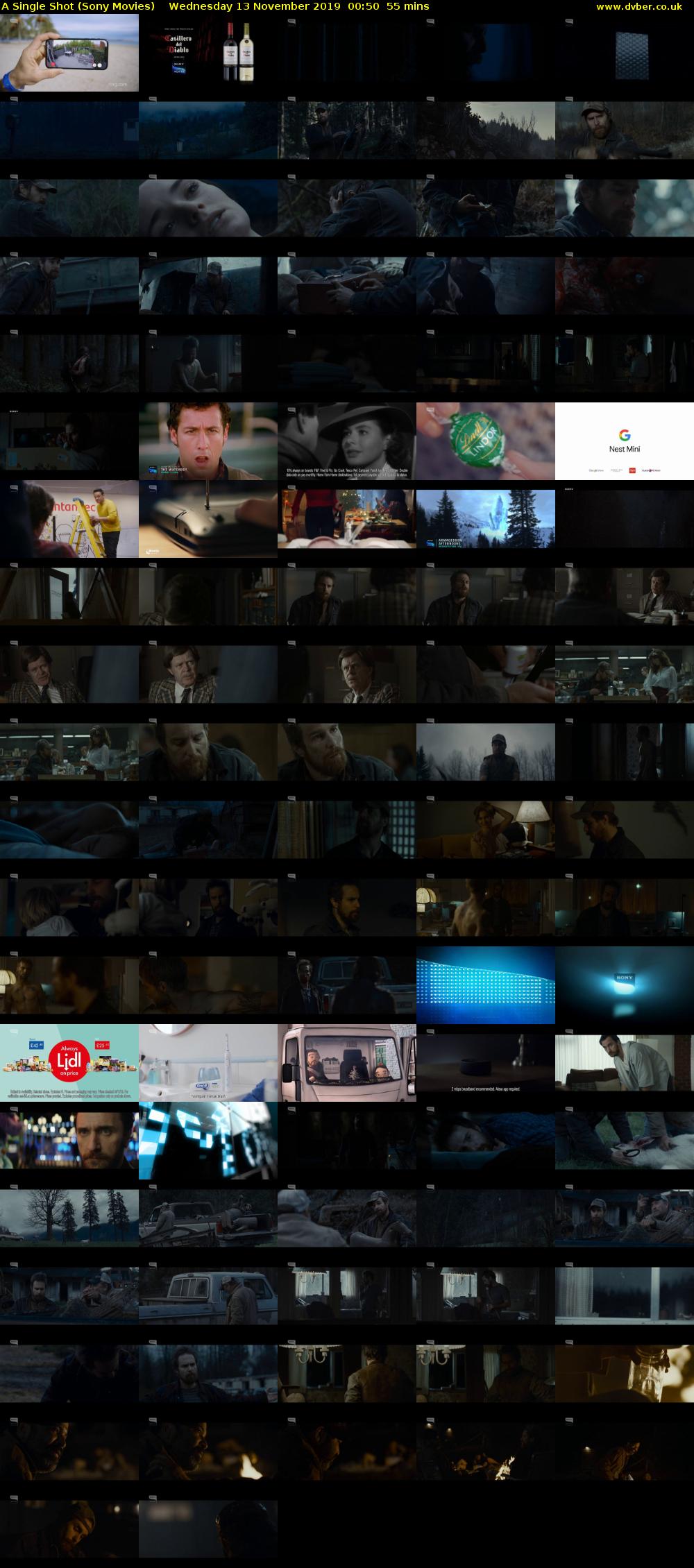 A Single Shot (Sony Movies) Wednesday 13 November 2019 00:50 - 01:45