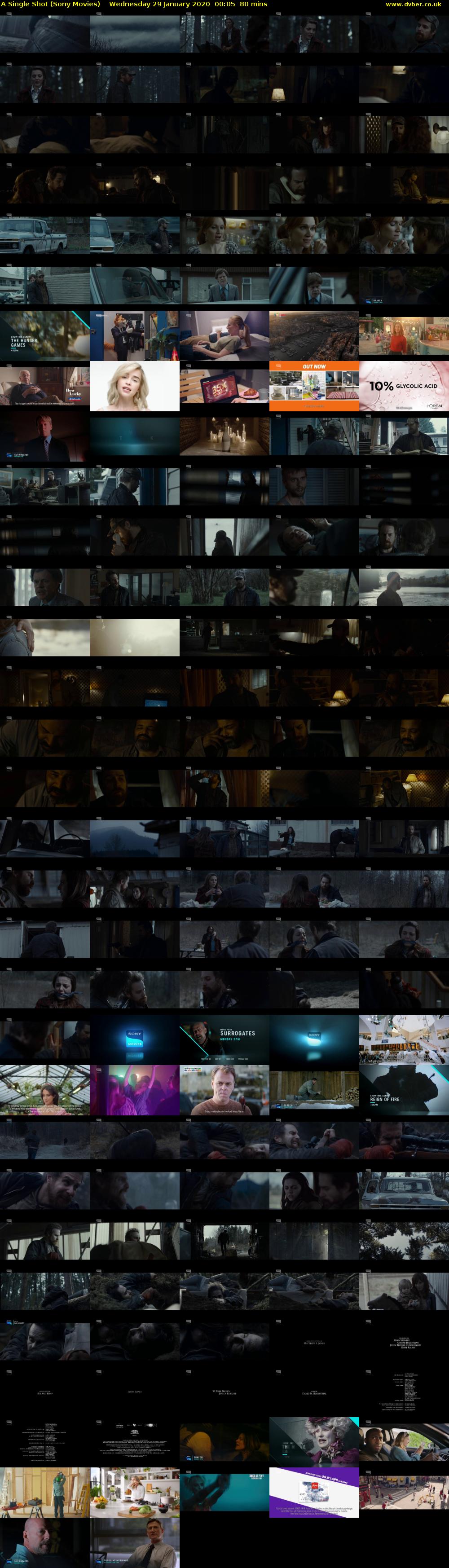 A Single Shot (Sony Movies) Wednesday 29 January 2020 00:05 - 01:25