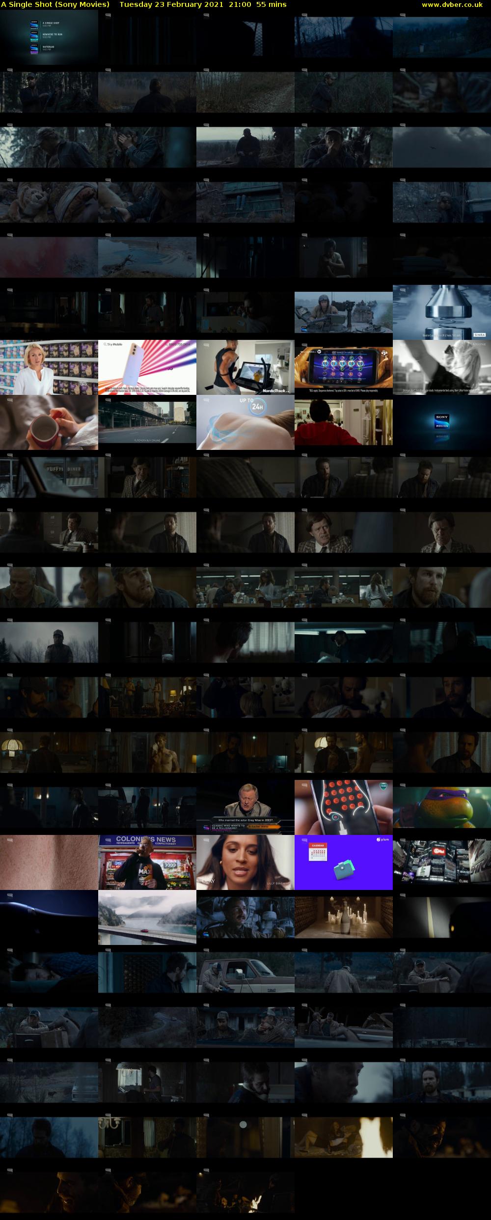 A Single Shot (Sony Movies) Tuesday 23 February 2021 21:00 - 21:55