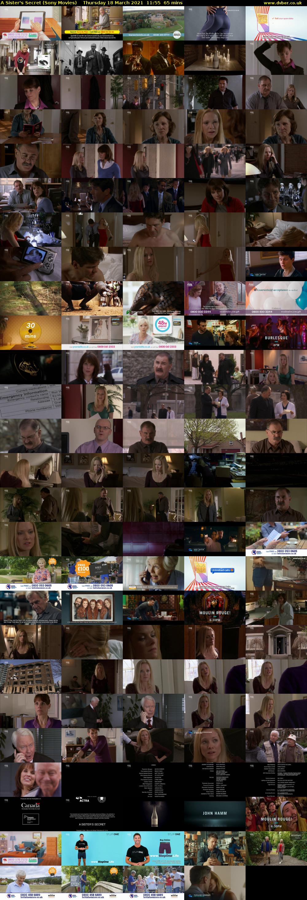 A Sister's Secret (Sony Movies) Thursday 18 March 2021 11:55 - 13:00