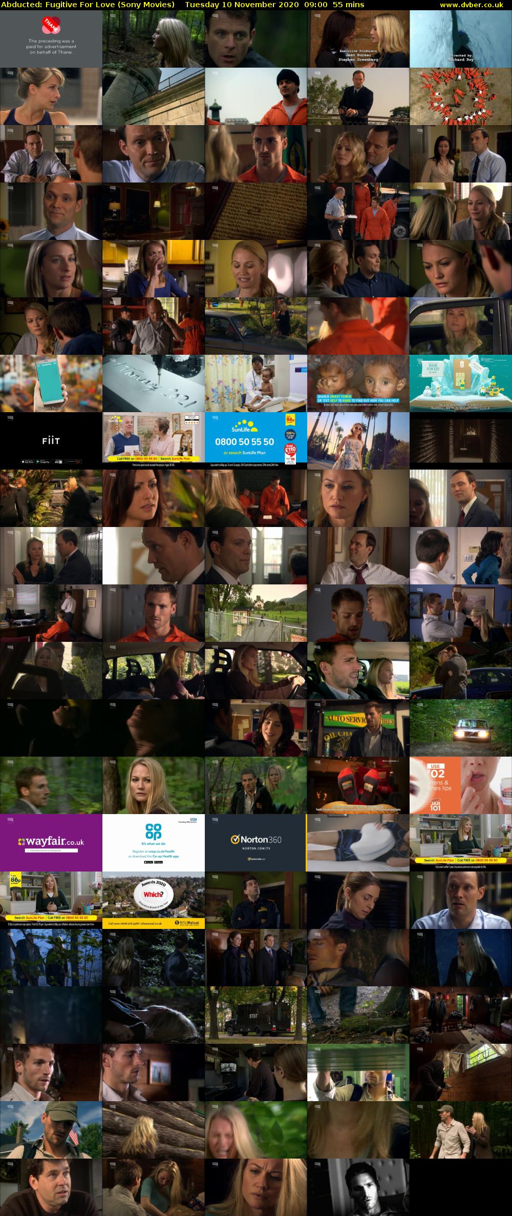 Abducted: Fugitive For Love (Sony Movies) Tuesday 10 November 2020 09:00 - 09:55