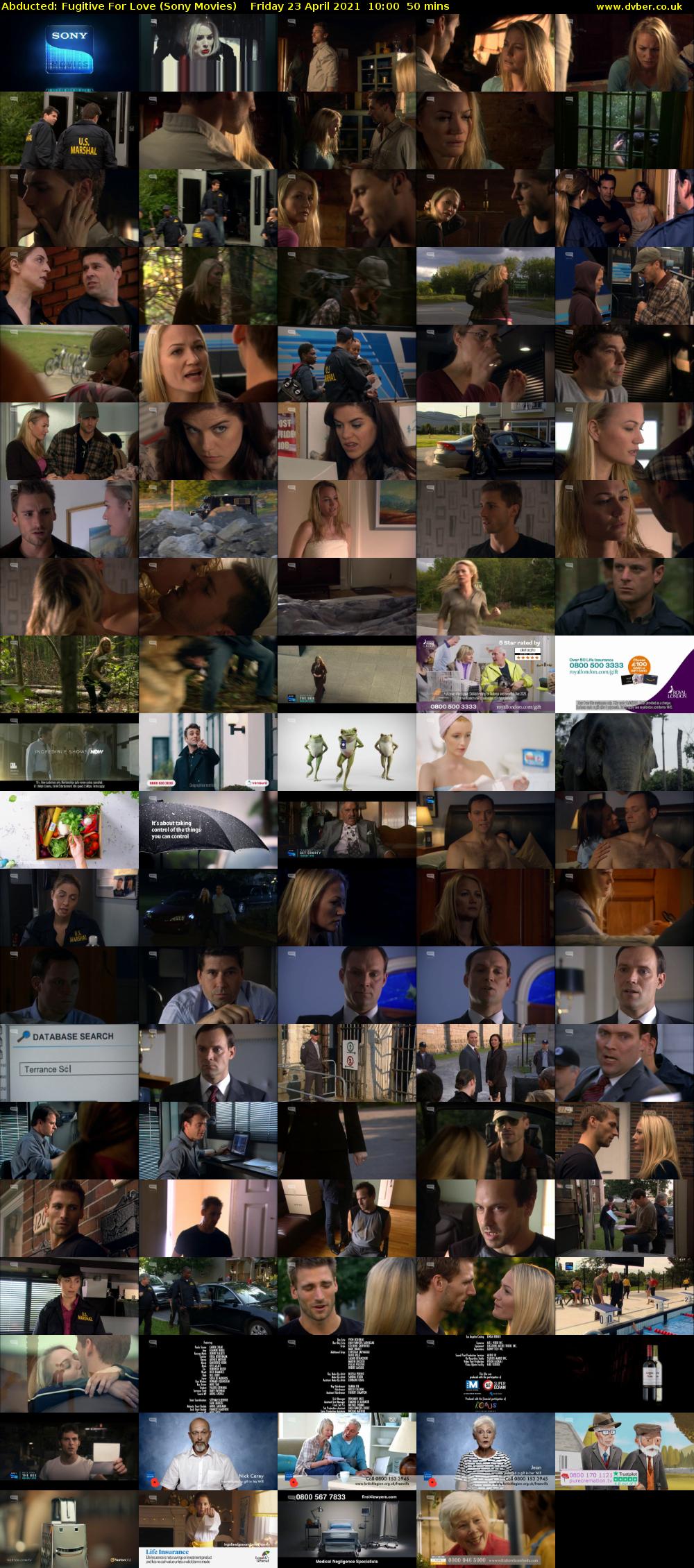 Abducted: Fugitive For Love (Sony Movies) Friday 23 April 2021 10:00 - 10:50