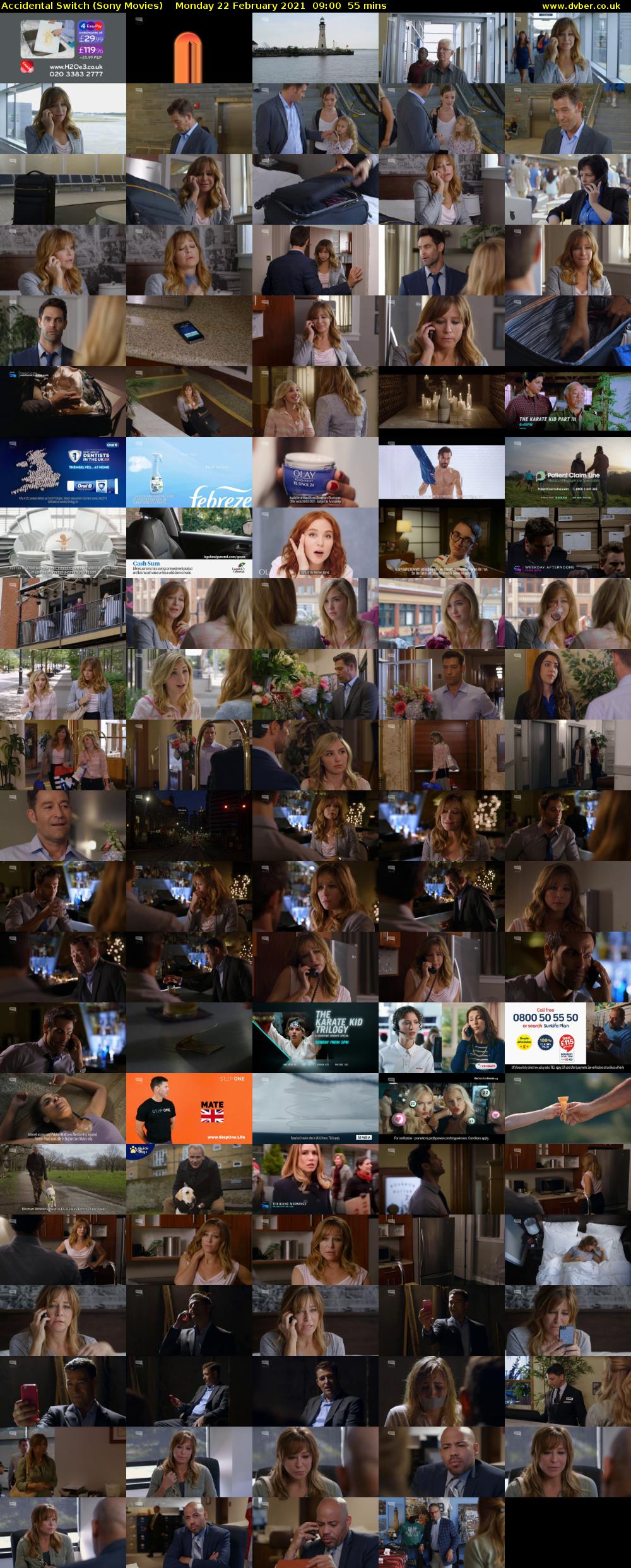 Accidental Switch (Sony Movies) Monday 22 February 2021 09:00 - 09:55