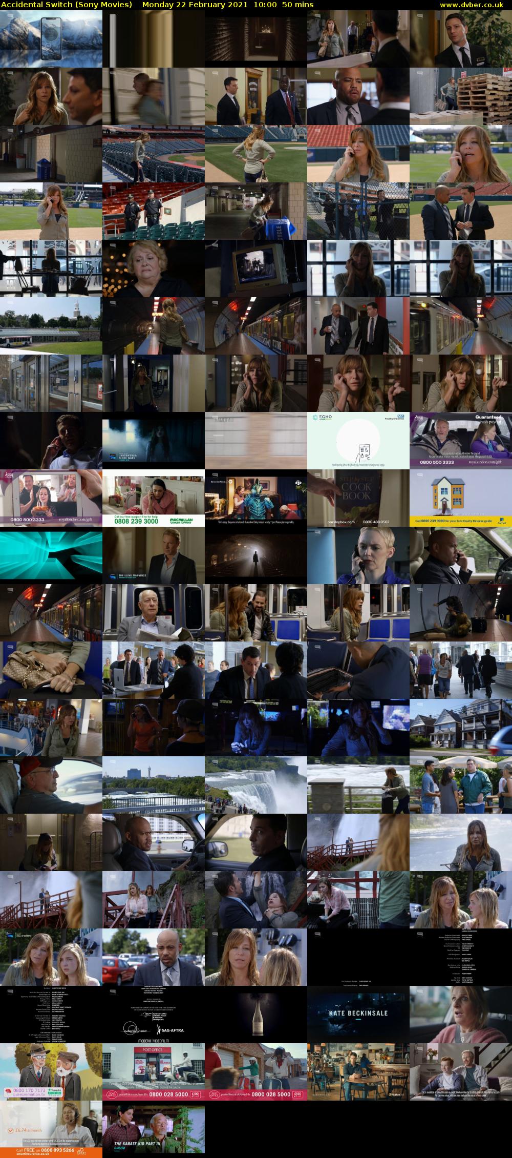Accidental Switch (Sony Movies) Monday 22 February 2021 10:00 - 10:50