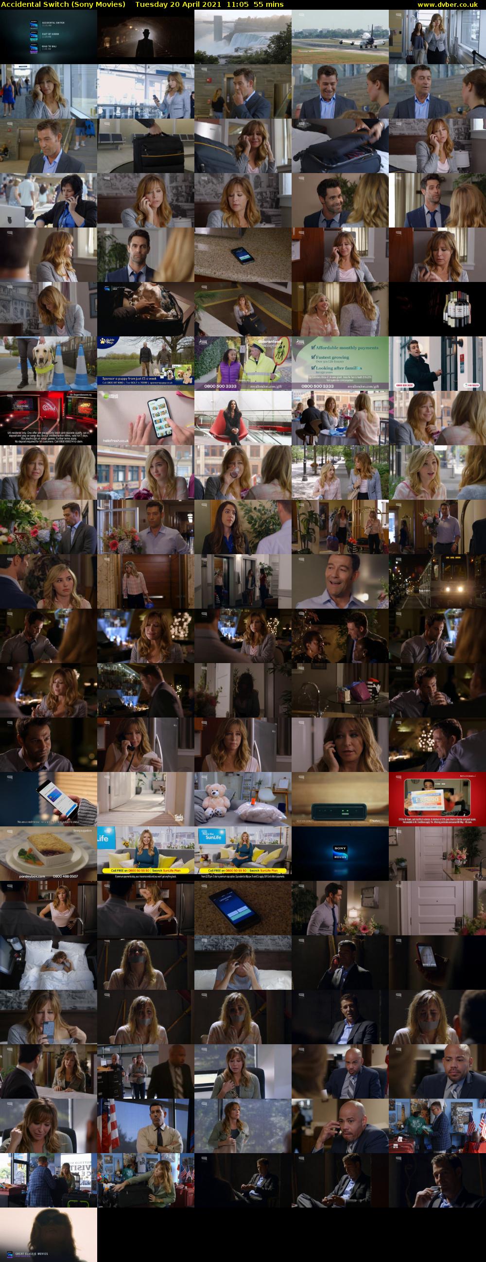 Accidental Switch (Sony Movies) Tuesday 20 April 2021 11:05 - 12:00