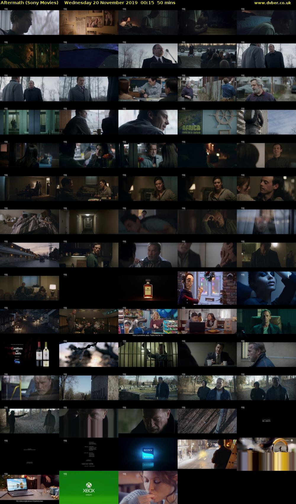 Aftermath (Sony Movies) Wednesday 20 November 2019 00:15 - 01:05