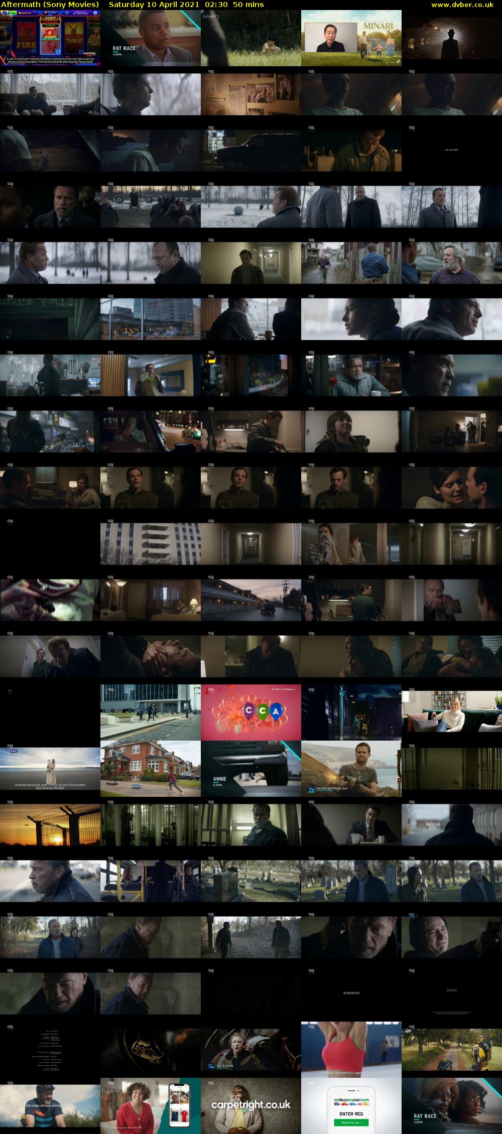 Aftermath (Sony Movies) Saturday 10 April 2021 02:30 - 03:20