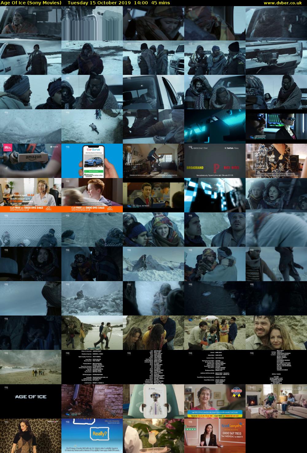 Age Of Ice (Sony Movies) Tuesday 15 October 2019 14:00 - 14:45