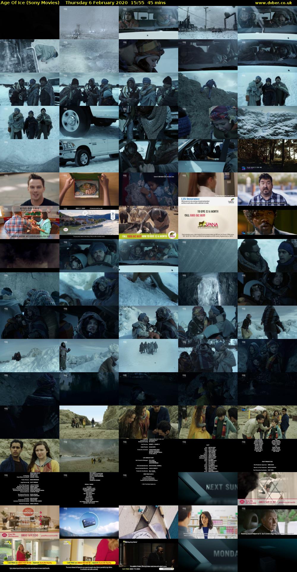 Age Of Ice (Sony Movies) Thursday 6 February 2020 15:55 - 16:40