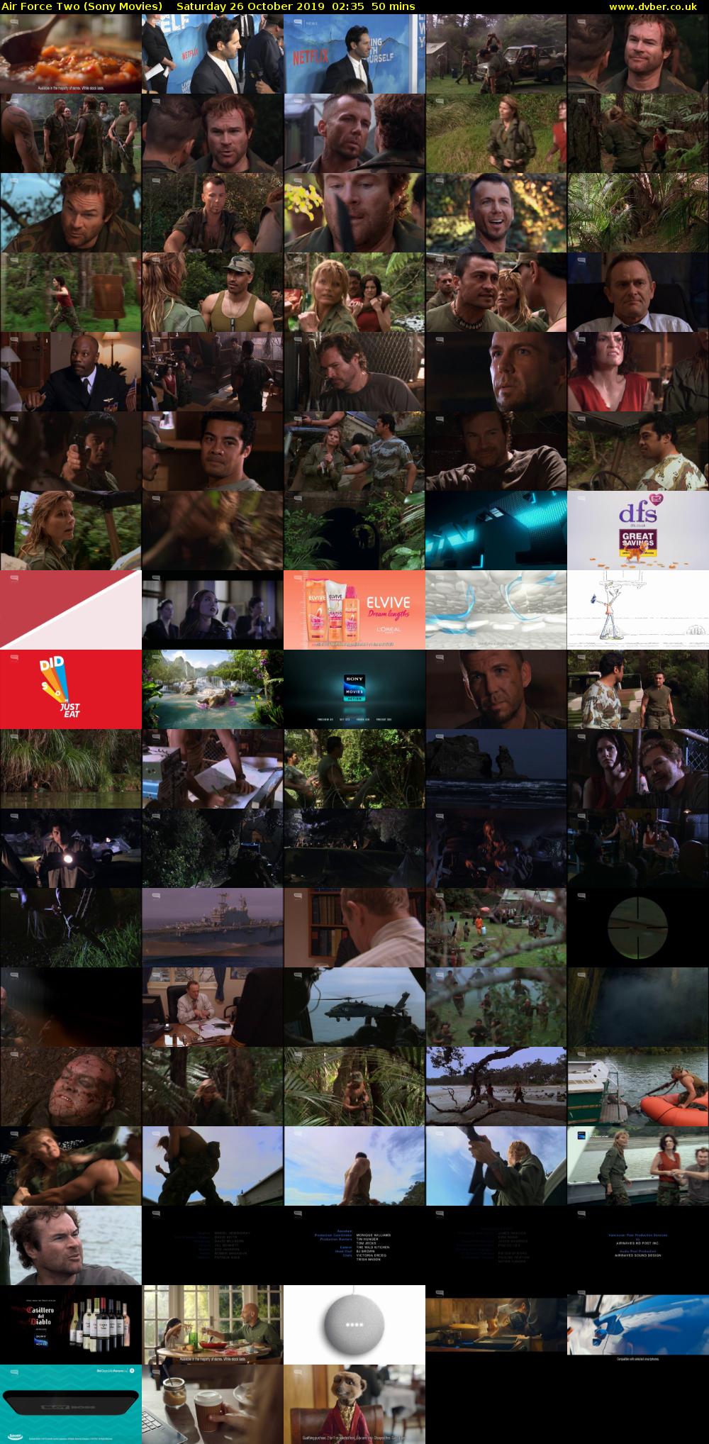 Air Force Two (Sony Movies) Saturday 26 October 2019 02:35 - 03:25