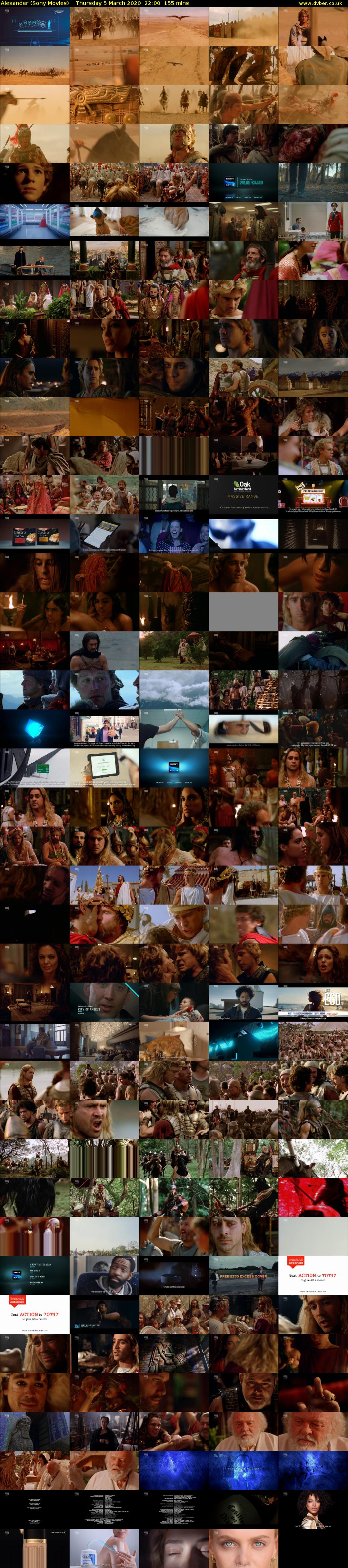 Alexander (Sony Movies) Thursday 5 March 2020 22:00 - 00:35