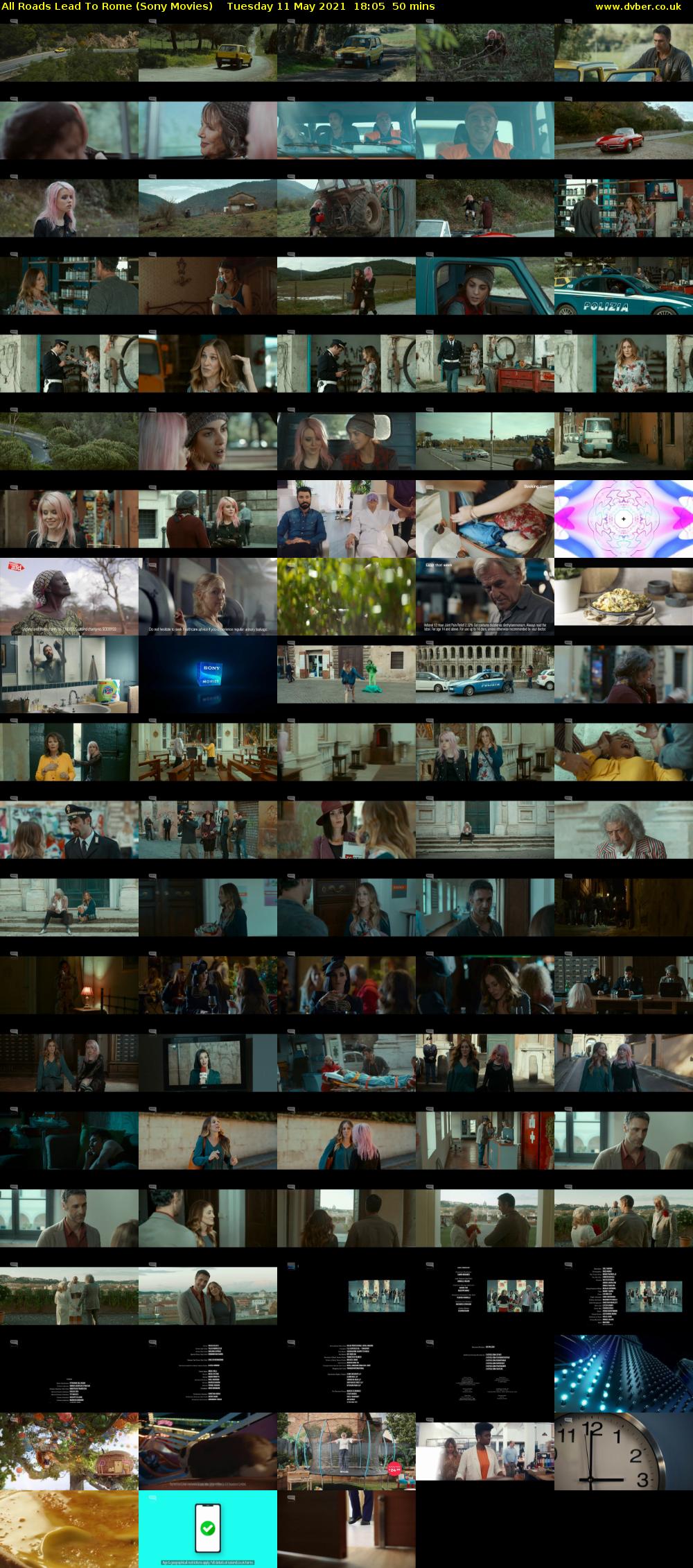 All Roads Lead To Rome (Sony Movies) Tuesday 11 May 2021 18:05 - 18:55