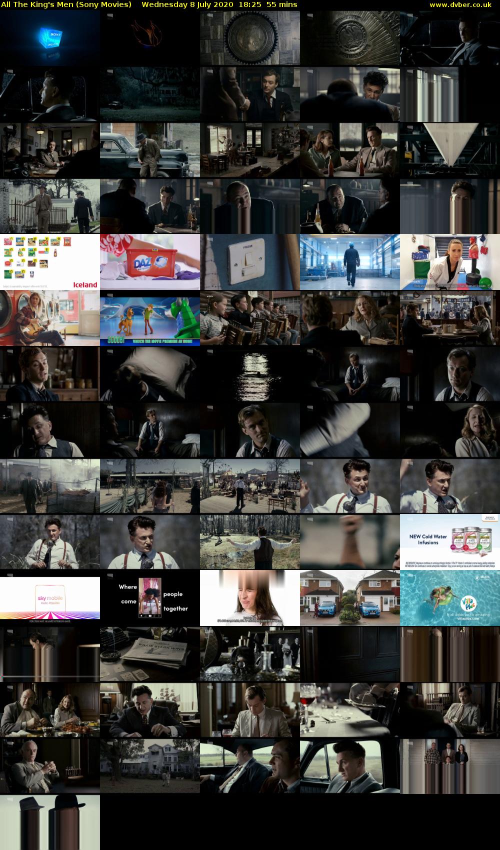 All The King's Men (Sony Movies) Wednesday 8 July 2020 18:25 - 19:20