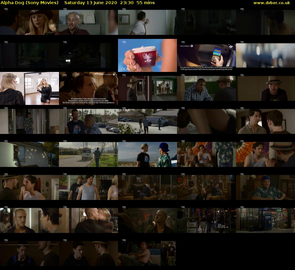 Alpha Dog (Sony Movies) Saturday 13 June 2020 23:30 - 00:25
