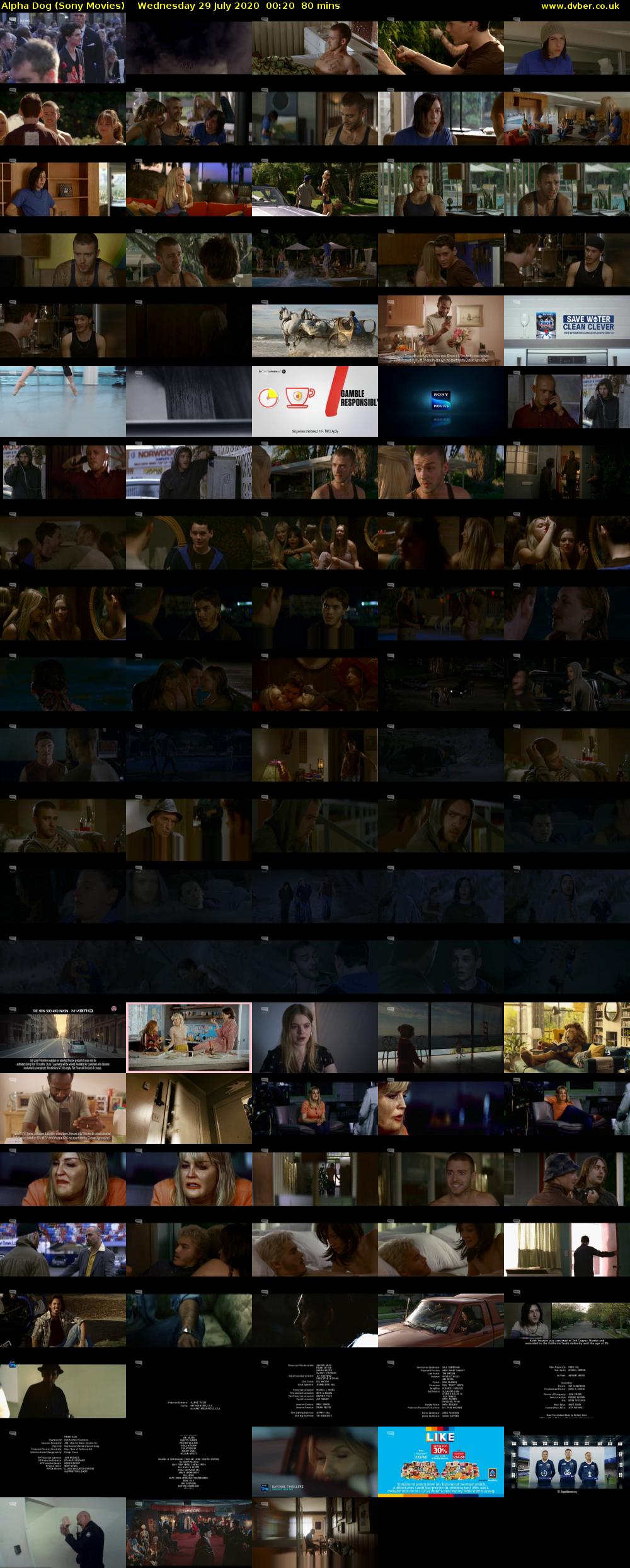Alpha Dog (Sony Movies) Wednesday 29 July 2020 00:20 - 01:40