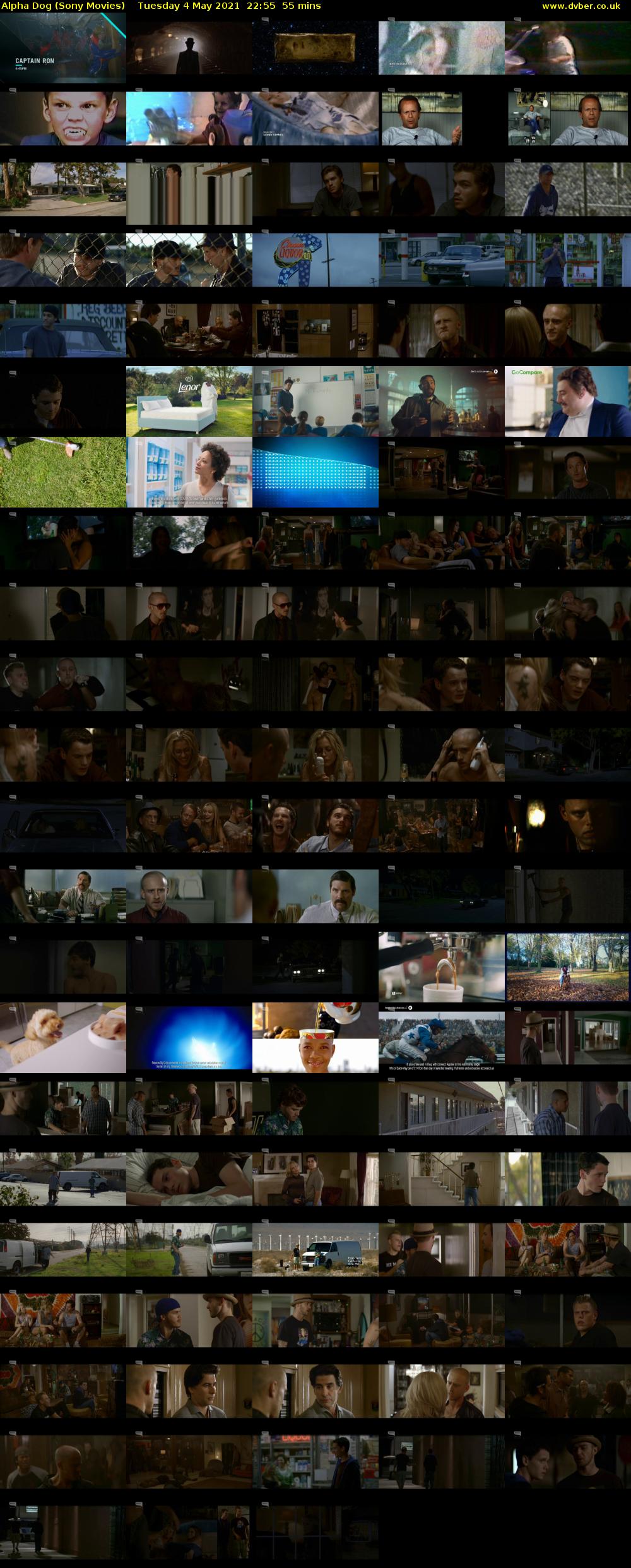 Alpha Dog (Sony Movies) Tuesday 4 May 2021 22:55 - 23:50