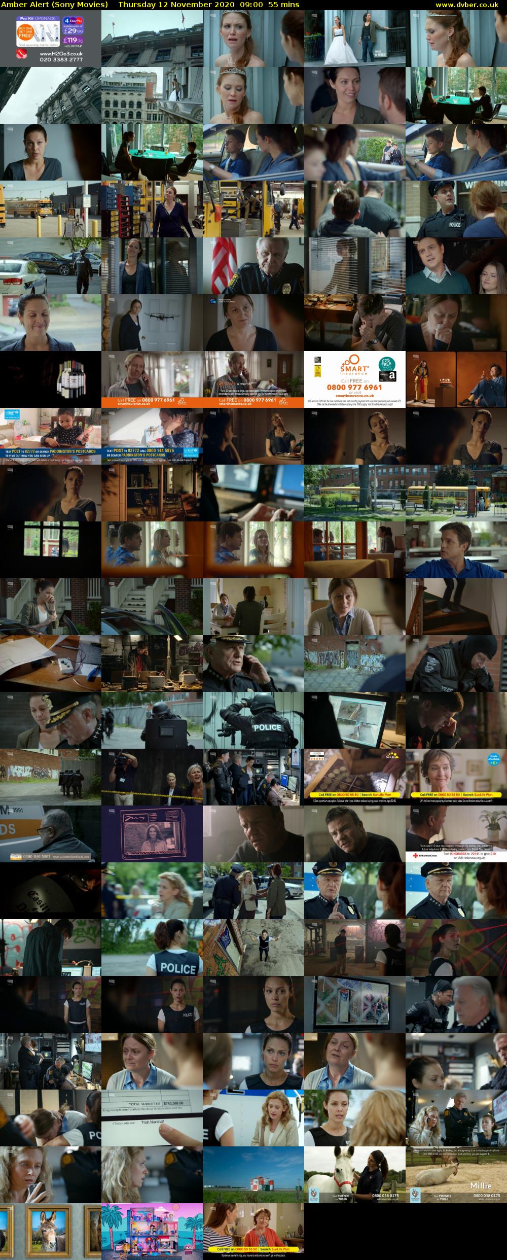 Amber Alert (Sony Movies) Thursday 12 November 2020 09:00 - 09:55