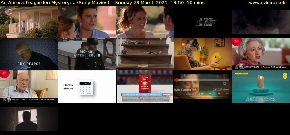An Aurora Teagarden Mystery:... (Sony Movies) Sunday 28 March 2021 13:50 - 14:40