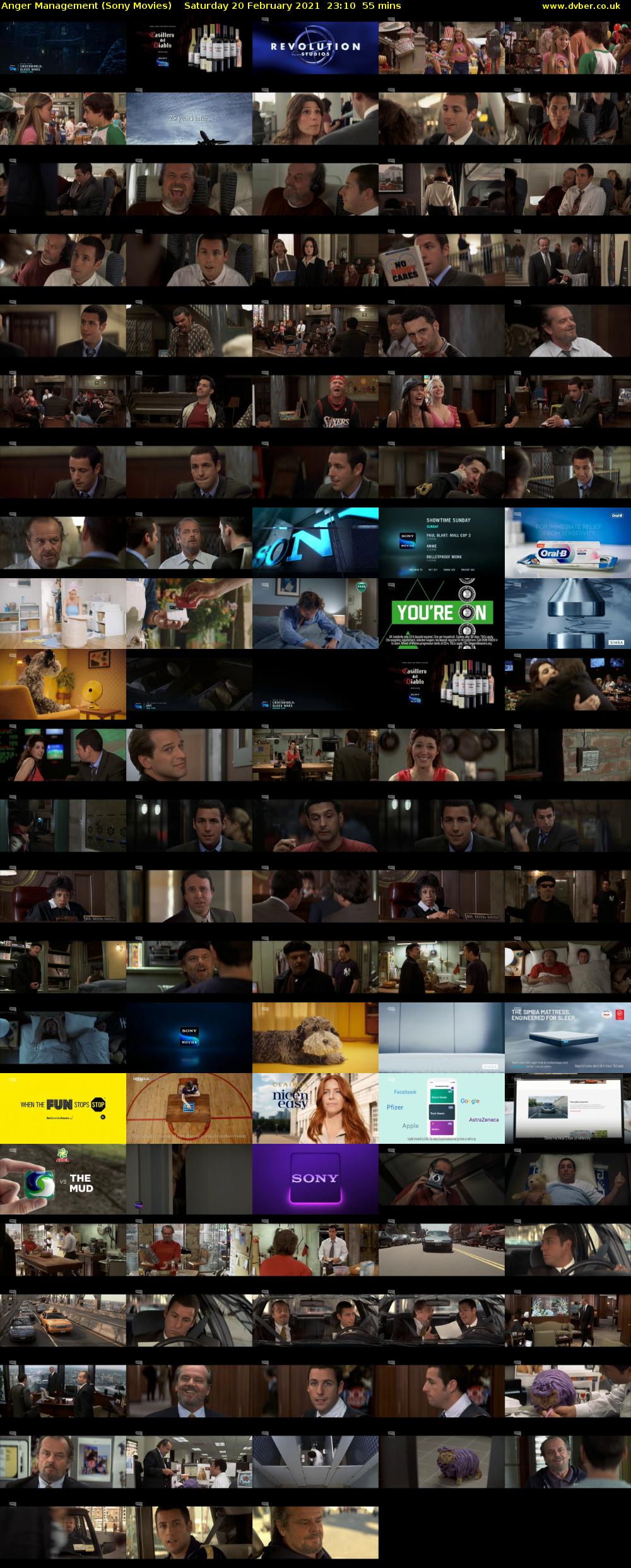 Anger Management (Sony Movies) Saturday 20 February 2021 23:10 - 00:05