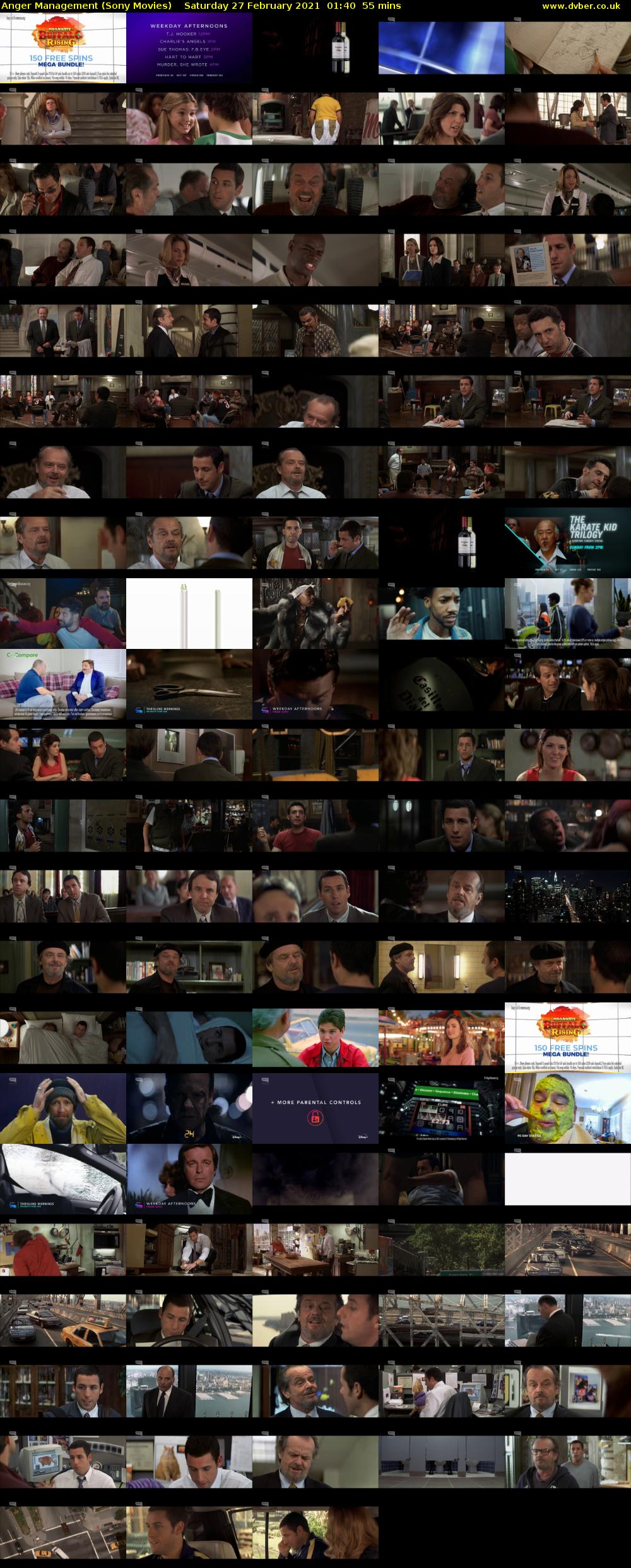 Anger Management (Sony Movies) Saturday 27 February 2021 01:40 - 02:35