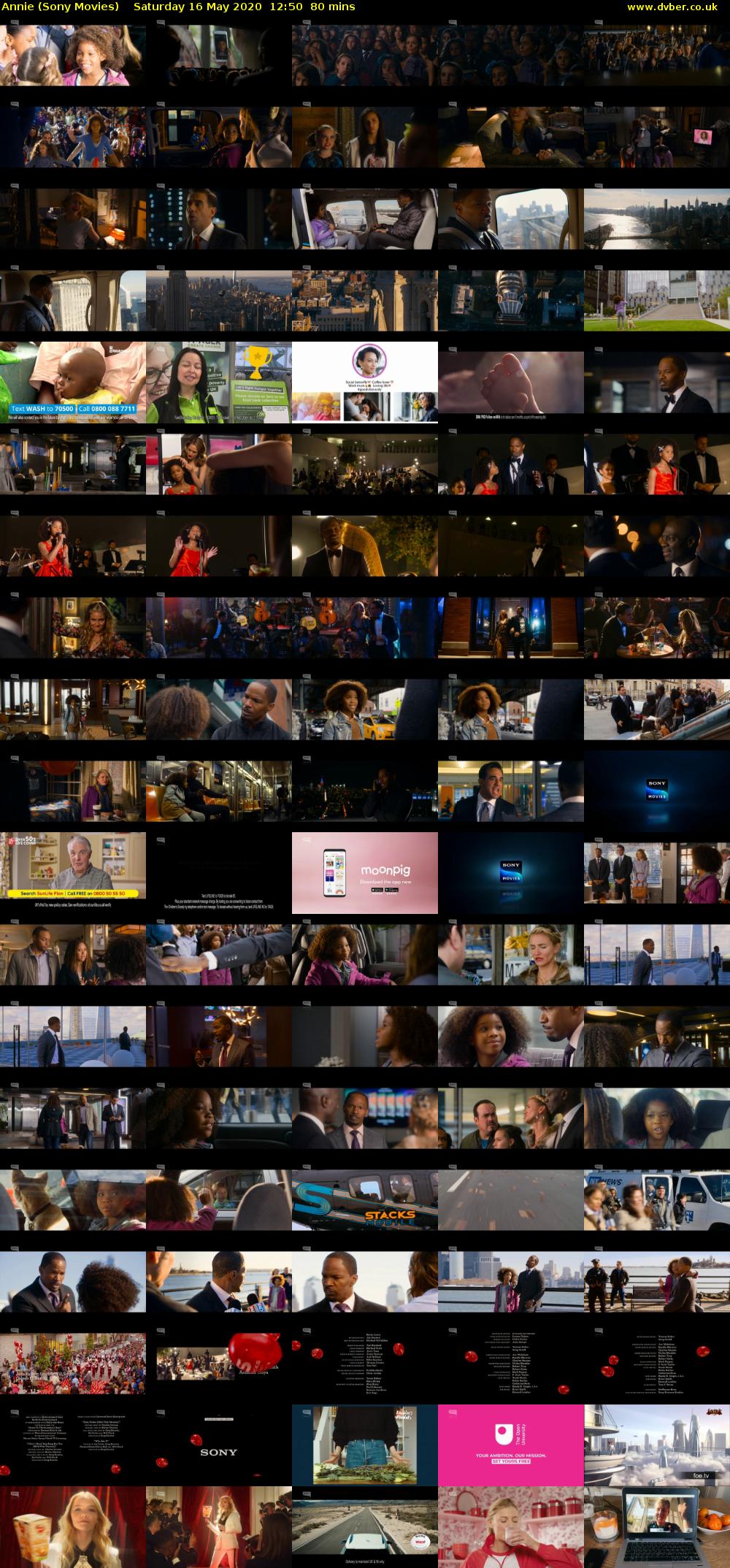 Annie (Sony Movies) Saturday 16 May 2020 12:50 - 14:10